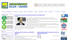 Desktop Screenshot of gilda-unams.it